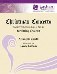 CHRISTMAS CONCERTO FOR STRING QUARTET cover Thumbnail